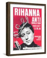 Rihanna-Print Mafia-Framed Serigraph