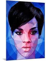 Rihanna-Enrico Varrasso-Mounted Art Print