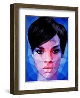 Rihanna-Enrico Varrasso-Framed Art Print