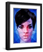 Rihanna-Enrico Varrasso-Framed Art Print