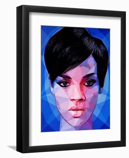 Rihanna-Enrico Varrasso-Framed Art Print