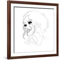 Rihanna-Logan Huxley-Framed Art Print