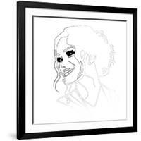 Rihanna-Logan Huxley-Framed Art Print