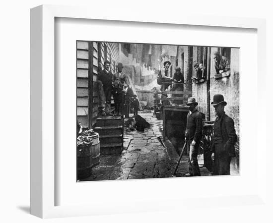 Riis: Bandits' Roost, 1887-Jacob August Riis-Framed Photographic Print