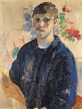 Autoportrait Avec Une Blouse Bleue - Self-Portrait with Blue Blouse, by Wouters, Rik (1882-1916). O-Rik Wouters-Giclee Print