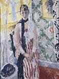 Portrait de madame Moreau Wouters-Rik Wouters-Framed Stretched Canvas