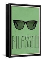 RILASSATI (Italian -  Relax)-null-Framed Stretched Canvas