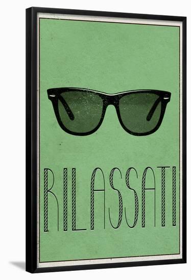 RILASSATI (Italian -  Relax)-null-Framed Poster