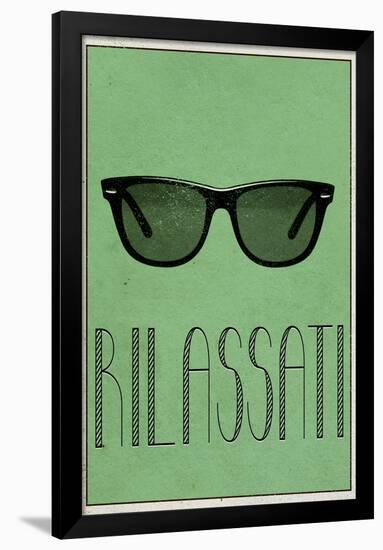 RILASSATI (Italian -  Relax)-null-Framed Poster