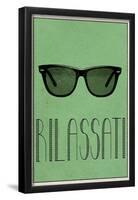 RILASSATI (Italian -  Relax)-null-Framed Poster