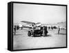 Riley Kestrel and a Dragon Aircraft on a Beach, 1934-null-Framed Stretched Canvas