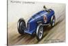 Riley Racing Car-null-Stretched Canvas