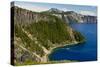 Rim, Crater Lake, Crate Lake National Park, Oregon, USA-Michel Hersen-Stretched Canvas