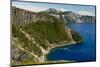 Rim, Crater Lake, Crate Lake National Park, Oregon, USA-Michel Hersen-Mounted Photographic Print