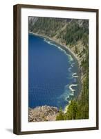 Rim, Crater Lake, Crater Lake National Park, Oregon, USA-Michel Hersen-Framed Photographic Print