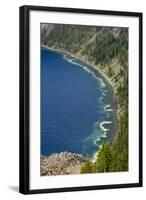 Rim, Crater Lake, Crater Lake National Park, Oregon, USA-Michel Hersen-Framed Photographic Print