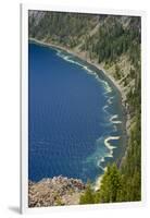 Rim, Crater Lake, Crater Lake National Park, Oregon, USA-Michel Hersen-Framed Photographic Print