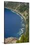 Rim, Crater Lake, Crater Lake National Park, Oregon, USA-Michel Hersen-Stretched Canvas