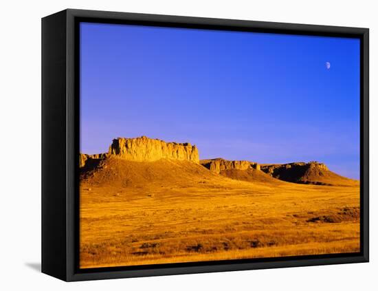 Rim Rock Formations Near Winnett, Montana, USA-Chuck Haney-Framed Stretched Canvas