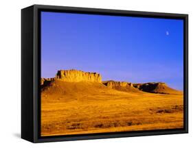 Rim Rock Formations Near Winnett, Montana, USA-Chuck Haney-Framed Stretched Canvas