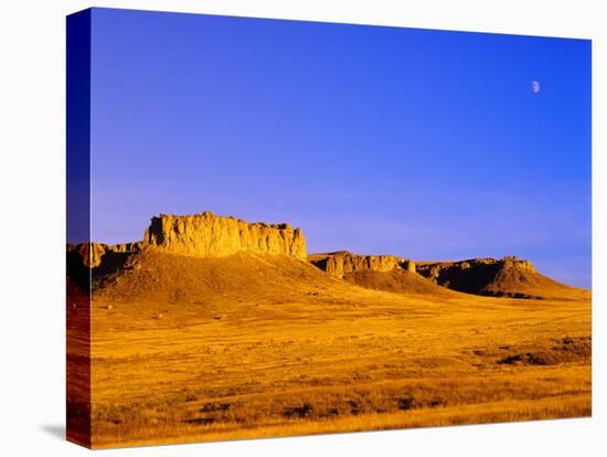 Rim Rock Formations Near Winnett, Montana, USA-Chuck Haney-Stretched Canvas