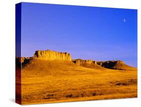 Rim Rock Formations Near Winnett, Montana, USA-Chuck Haney-Stretched Canvas