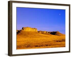 Rim Rock Formations Near Winnett, Montana, USA-Chuck Haney-Framed Photographic Print