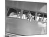 Rin Tin Tin Posing in Airplane-null-Mounted Photographic Print