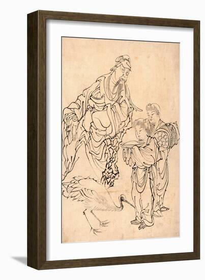 Rin Wasei, Rinnasei (Lin Hejing), Possibly a Rhea-null-Framed Giclee Print