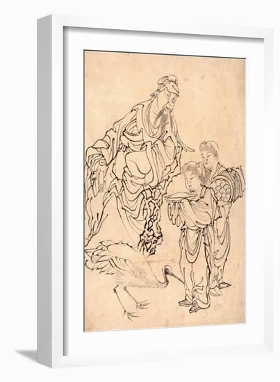 Rin Wasei, Rinnasei (Lin Hejing), Possibly a Rhea-null-Framed Giclee Print