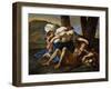 Rinaldo and Armida, from Torquato Tasso's Poem Gerusalemme Liberata-Nicolas Poussin-Framed Giclee Print