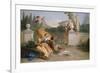 Rinaldo and Armida in Her Garden, 1742-45-Giovanni Battista Tiepolo-Framed Giclee Print