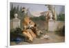 Rinaldo and Armida in Her Garden, 1742-45-Giovanni Battista Tiepolo-Framed Giclee Print