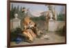 Rinaldo and Armida in Her Garden, 1742-45-Giovanni Battista Tiepolo-Framed Giclee Print