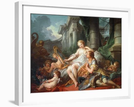 Rinaldo and Armida - Oil on Canvas, 1734-Francois Boucher-Framed Giclee Print