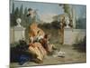 Rinaldo and Armida Surprised by Ubaldo and Carlo-Giovanni Battista Tiepolo-Mounted Giclee Print