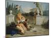 Rinaldo and Armida surprised by Ubaldo and Carlo-Giovanni Battista Tiepolo-Mounted Giclee Print