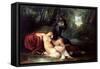 Rinaldo and Armida-Francesco Hayez-Framed Stretched Canvas