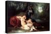 Rinaldo and Armida-Francesco Hayez-Stretched Canvas