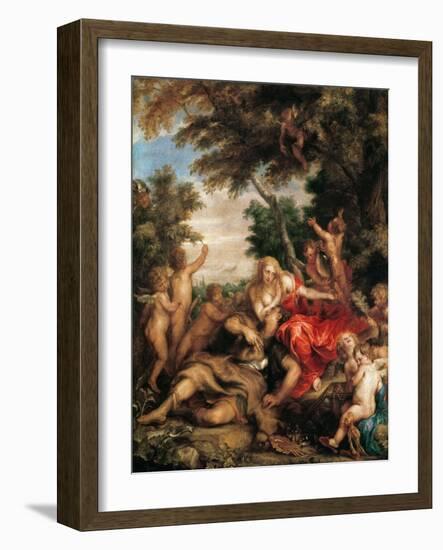 Rinaldo and Armida-Sir Anthony Van Dyck-Framed Giclee Print