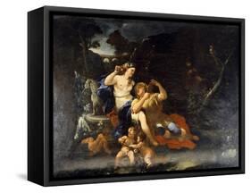 Rinaldo and Armida-Luca Giordano-Framed Stretched Canvas