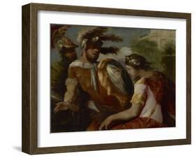 Rinaldo and the Mirror-Shield, c.1650-55-Francesco Maffei-Framed Giclee Print