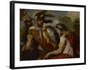 Rinaldo and the Mirror-Shield, c.1650-55-Francesco Maffei-Framed Giclee Print