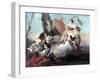 Rinaldo Enchanted by Armida' 1742-1745-Giovanni Battista Tiepolo-Framed Giclee Print