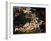 Rinaldo Presents Armida with a Mirror-Domenichino-Framed Giclee Print