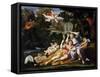 Rinaldo Presents Armida with a Mirror-Domenichino-Framed Stretched Canvas