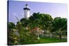 Rincon Lighthouse and Garden, Puerto Rico-George Oze-Stretched Canvas