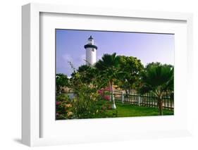 Rincon Lighthouse and Garden, Puerto Rico-George Oze-Framed Photographic Print