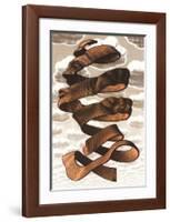 Rind-M^ C^ Escher-Framed Art Print