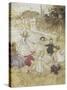 Ring-a-ring-a-roses-Arthur Rackham-Stretched Canvas